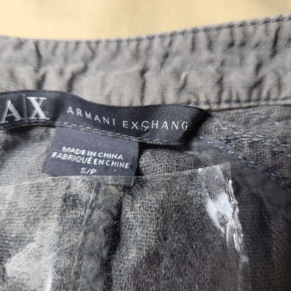Armani Exchange A|X Grey Lightweight Moto Jacket – Women’s S - Picture 4 of 6